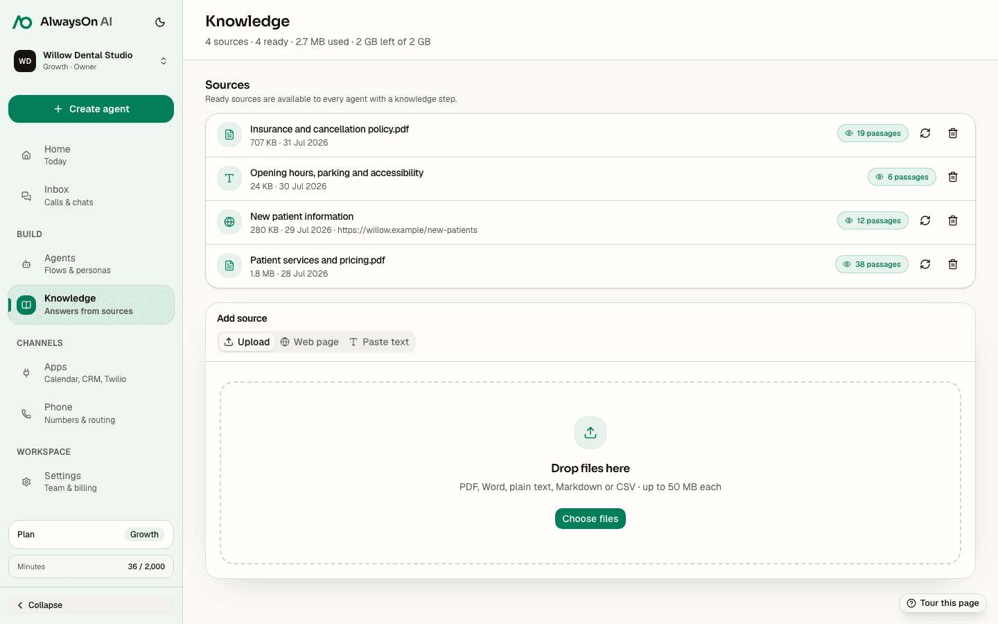 hiify.ai teach screen
